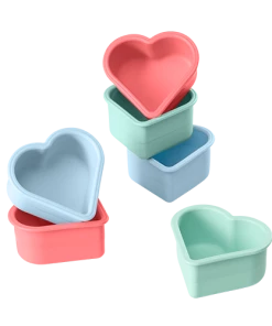 Lurch Muffin-Herz Aus Silikon, 6er-Set