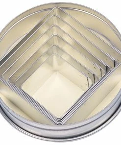 Städter Ausstechform Quadrate 5 –9,5 Cm Set, 6-teilig