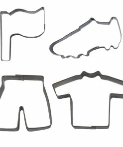 Städter Ausstechform Fußball-Fieber 6–8 Cm Set, 4-teilig