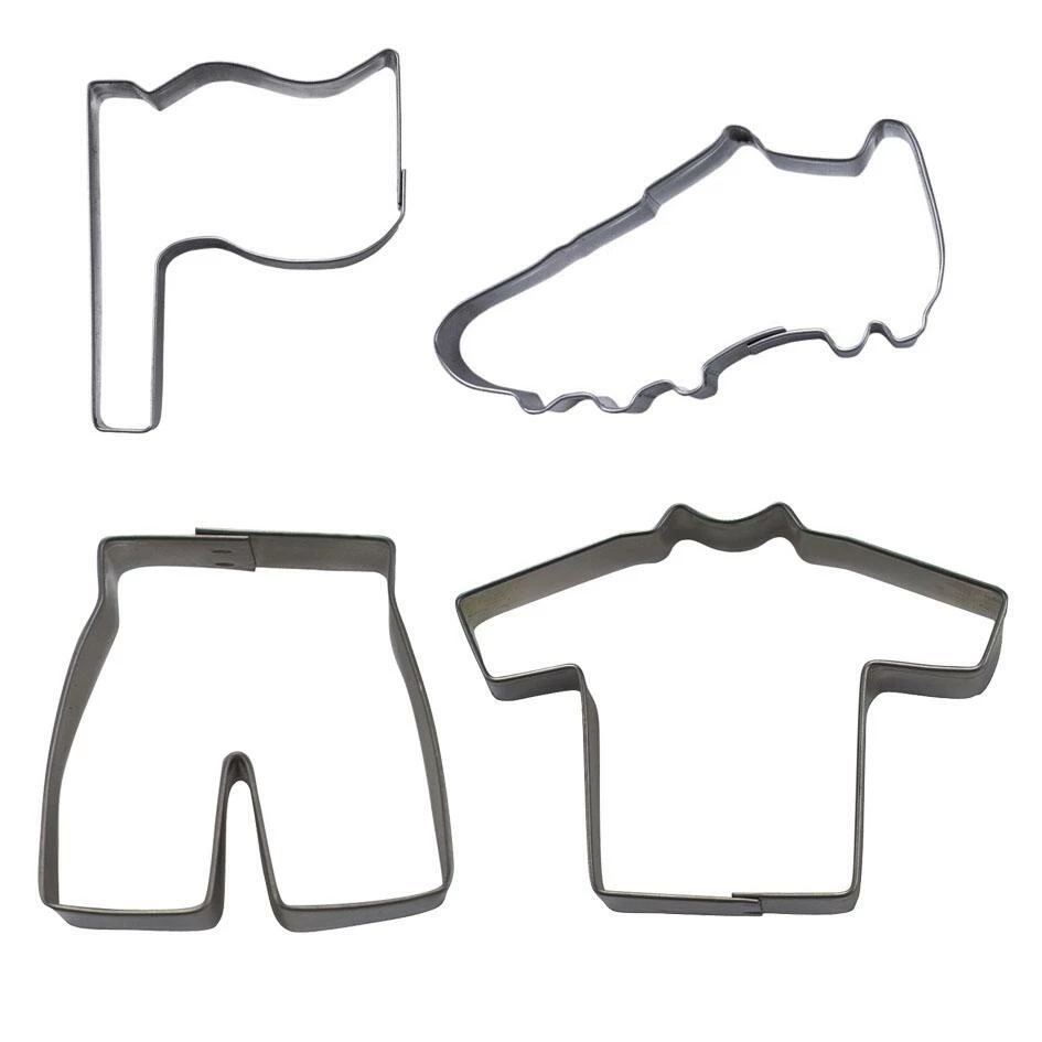 Städter Ausstechform Fußball-Fieber 6–8 Cm Set, 4-teilig 1 Städter Ausstechform Fußball-Fieber 6–8 Cm Set, 4-teilig