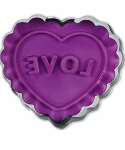 Städter Ausstechform Herz 4,5 Cm Lila / Violett -Emil-Henry-Laden 201 055032 P03