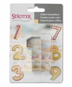 Städter Ausstechform Zahl 1 6,5 Cm 6 Städter Ausstechform Zahl 1 6,5 Cm -Emil-Henry-Laden 201 113213 V01