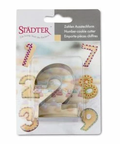Städter Ausstechform Zahl 2 6,5 Cm -Emil-Henry-Laden 201 113220 V01