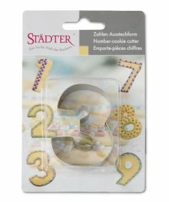 Städter Ausstechform Zahl 3 6,5 Cm 6 Städter Ausstechform Zahl 3 6,5 Cm -Emil-Henry-Laden 201 113237 V01