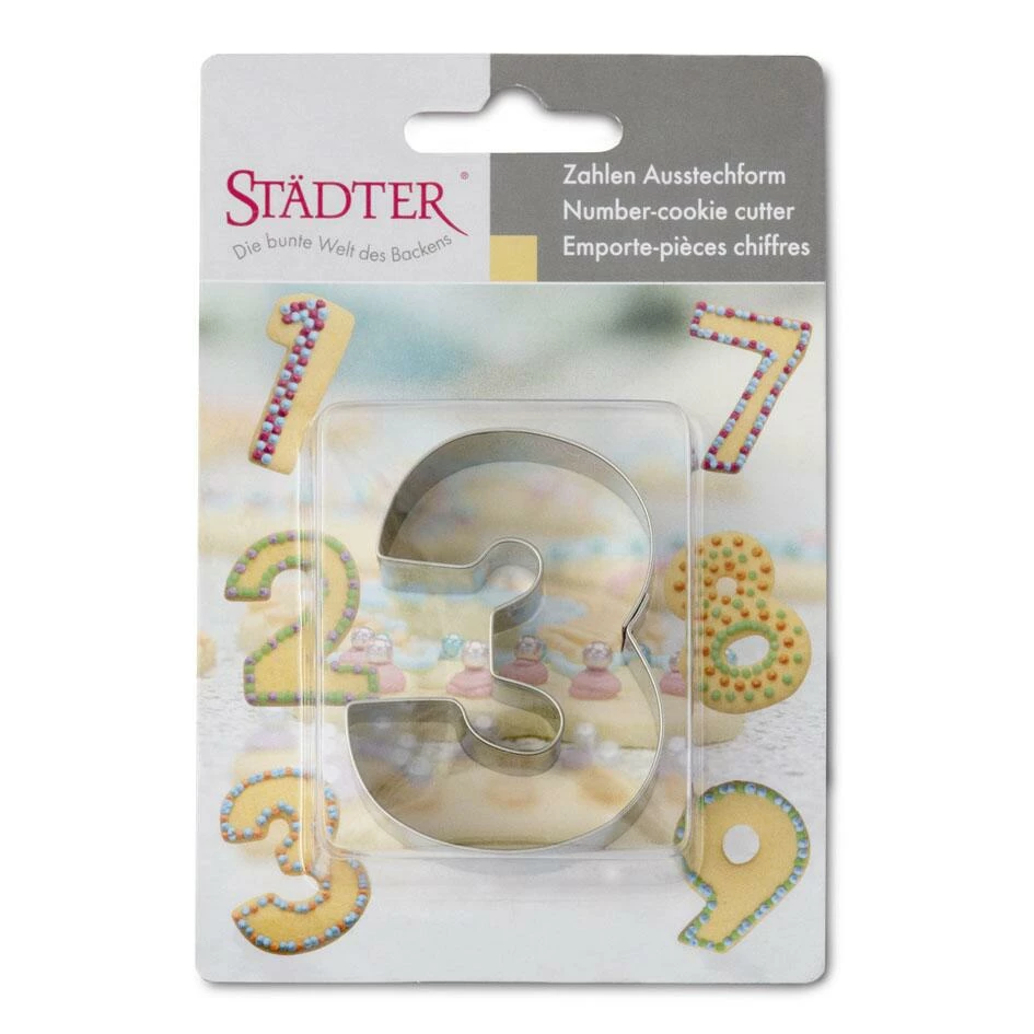 Städter Ausstechform Zahl 3 6,5 Cm 3 Städter Ausstechform Zahl 3 6,5 Cm - Image 3