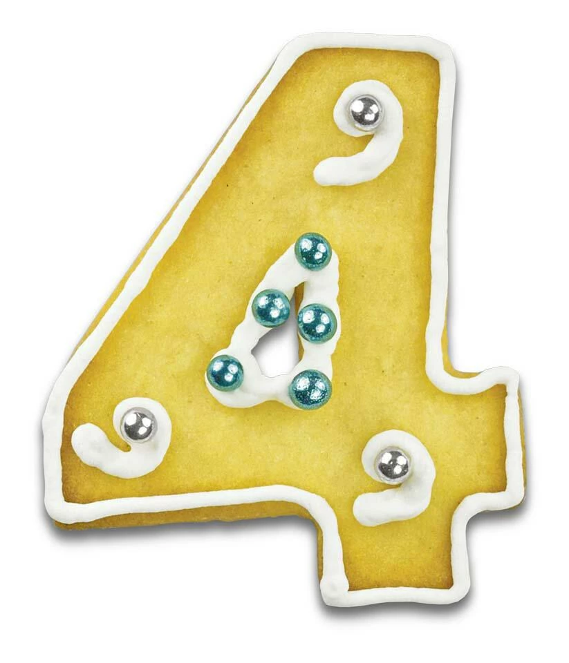 Städter Ausstechform Zahl 4 6,5 Cm 3 Städter Ausstechform Zahl 4 6,5 Cm - Image 3