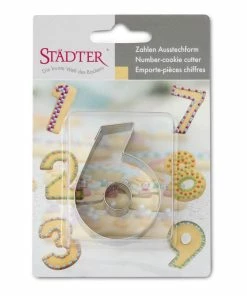 Städter Ausstechform Zahl 6 / 9 6,5 Cm 9 Städter Ausstechform Zahl 6 / 9 6,5 Cm -Emil-Henry-Laden 201 113268 V01