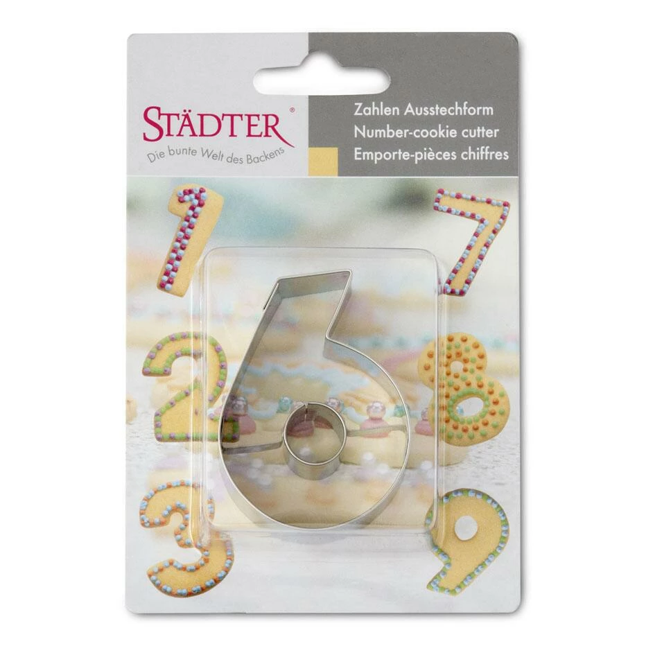 Städter Ausstechform Zahl 6 / 9 6,5 Cm 4 Städter Ausstechform Zahl 6 / 9 6,5 Cm - Image 4