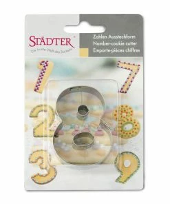 Städter Ausstechform Zahl 8 6,5 Cm 6 Städter Ausstechform Zahl 8 6,5 Cm -Emil-Henry-Laden 201 113282 V01