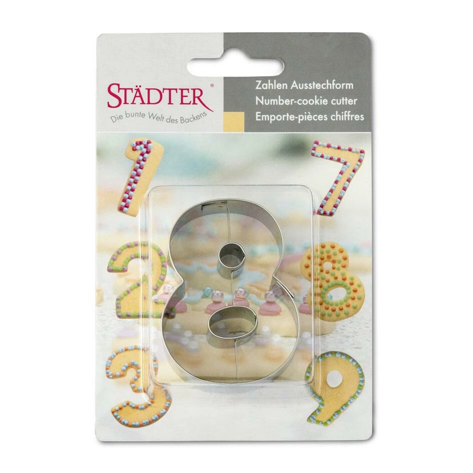 Städter Ausstechform Zahl 8 6,5 Cm 3 Städter Ausstechform Zahl 8 6,5 Cm - Image 3