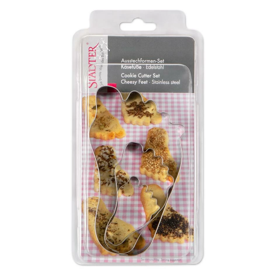 Städter Ausstechform Fußausstecher-Set 3tlg Edelst. 5 Städter Ausstechform Fußausstecher-Set 3tlg Edelst. - Image 5
