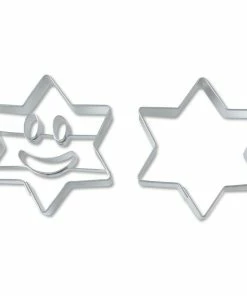 Städter Ausstechform Lachender Stern 6,5 Cm Set, 2-teilig