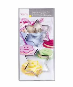 Städter Ausstechform Lachender Stern 6,5 Cm Set, 2-teilig -Emil-Henry-Laden 201 169142 V01