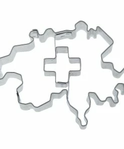 Städter Ausstechform Kontur Schweiz Mit Kreuz 8,5 Cm