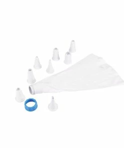 Städter Spritzbeutel Garniertüllen & Spritzbeutel Groß Set, 9-teilig