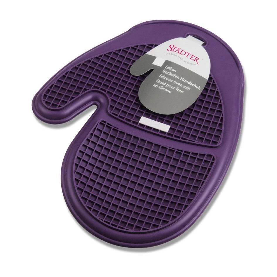 Städter Silikonform Backofen-Handschuh 19,5 X 22,5 Cm Aubergine Siliko 1 Städter Silikonform Backofen-Handschuh 19,5 X 22,5 Cm Aubergine Siliko