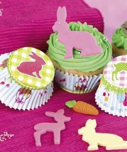 Städter Backform Osterhäschen Ø 5/7 Cm / H 3,5 Cm 50 Stück -Emil-Henry-Laden 201 336414 A01