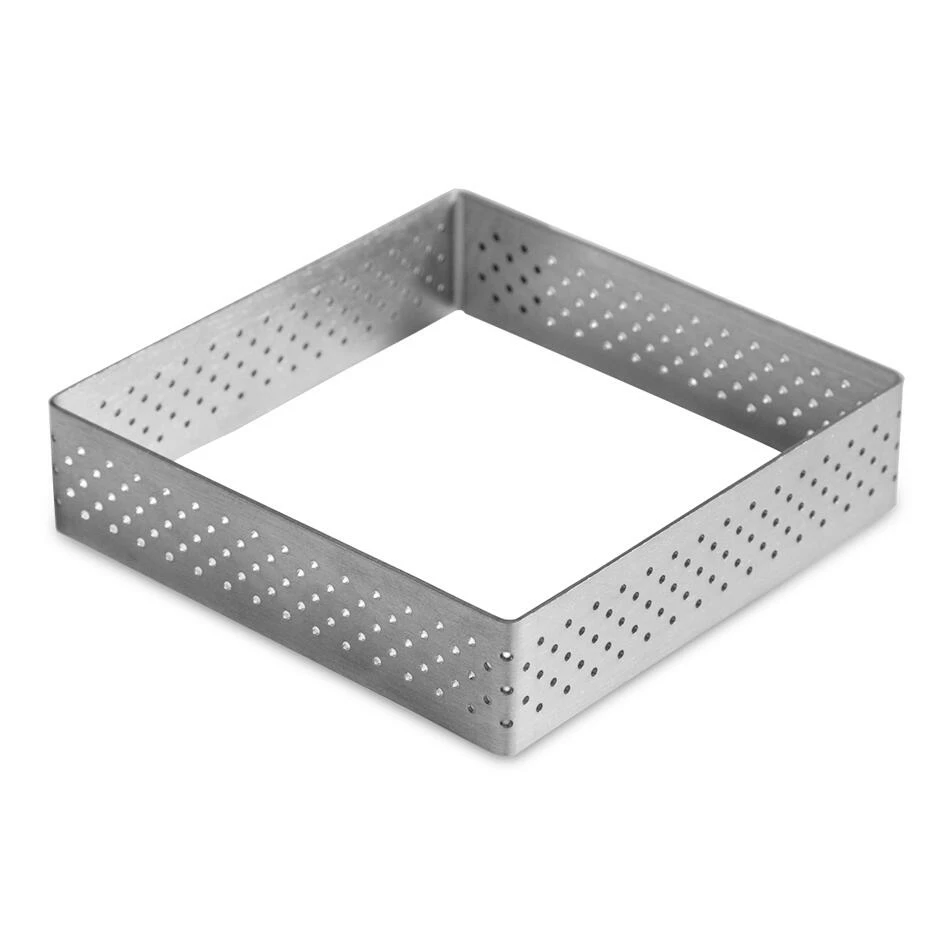Städter Backrahmen Eckig 8 X 8 Cm / H 2 Cm Perforiert 1 Städter Backrahmen Eckig 8 X 8 Cm / H 2 Cm Perforiert