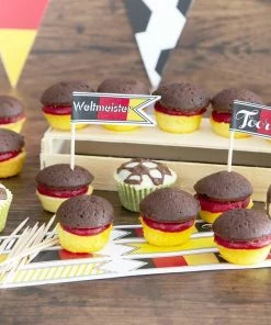 Städter Back-Set Muffin 40 X 31 Cm Silber Konfekt -Emil-Henry-Laden 201 661110 A04