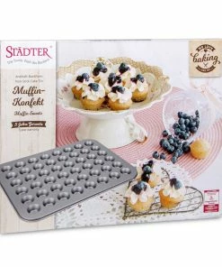 Städter Back-Set Muffin 40 X 31 Cm Silber Konfekt -Emil-Henry-Laden 201 661110 V01