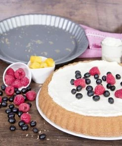 Städter Backform Obstbodenform Ca. Ø 22 Cm / H 3 Cm Silber -Emil-Henry-Laden 201 661707 A02