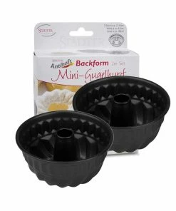 Städter Backform Gugelhupf Ø 10 Cm / H 4,5 Cm Mini 2 Stück 250 Ml