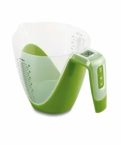 Städter Backhelfer Digitale Waage 1500 Ml Grün Mit Messbecher