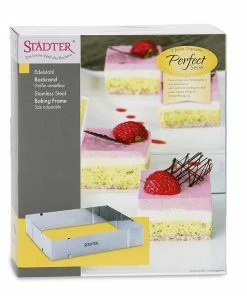 Städter Backrahmen Rechteck 24–46 X 20–38 Cm / H 6 Cm Verstellbar -Emil-Henry-Laden 201 882027 V01