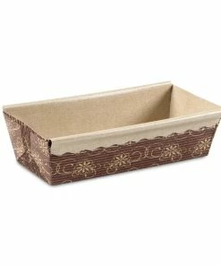 Städter Papierform Kastenform 18 X 9 Cm / H 3,5 Cm Braun 4 Stück