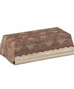 Städter Papierform Kastenform 18 X 9 Cm / H 3,5 Cm Braun 4 Stück -Emil-Henry-Laden 201 903807 P02