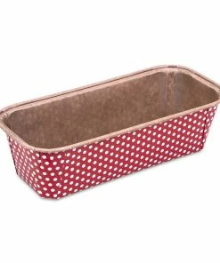 Städter Papierform Kastenform 17,5 X 7 Cm / H 5 Cm Rot Mini 6 Stück 500 Ml