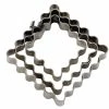 Städter Ausstechform Quadrat 5 / 6 / 7,5 Cm Gewellt Set, 3-teilig