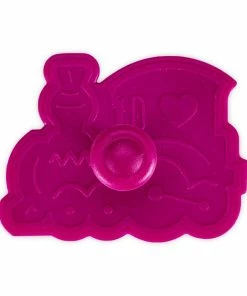 Städter Kunststoff-Ausstecher-Form Lokomotive 7,5 Cm Bordeaux -Emil-Henry-Laden 206 170681 P02