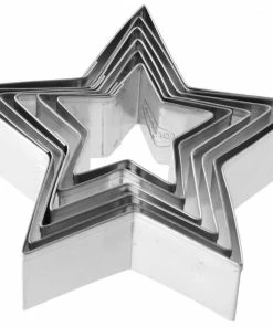 Dr. Oetker Ausstechform Stern, 6-tlg.