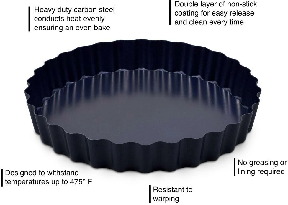 Zyliss Tarteform Mit Antihaftbeschichtung Und Abnehmbarem Boden, 25 Cm 3 Zyliss Tarteform Mit Antihaftbeschichtung Und Abnehmbarem Boden, 25 Cm - Image 3