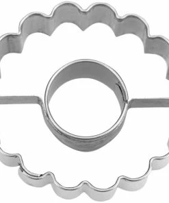 Städter Linzer-Ausstecher Ring In Ring Ø 4 Cm / H 1,5 Cm Gewellt