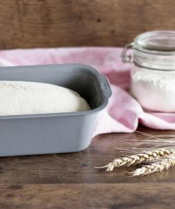 Städter We Love Baking Brotbackform 26 X 11,5 Cm / H 7,5 Cm Silber Emaill 1.700 Ml -Emil-Henry-Laden 223 661622 A02