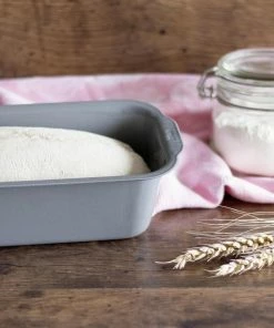 Städter We Love Baking Brotbackform 35 X 14,5 Cm / H 8,5 Cm Silber Emaill 3.000 Ml -Emil-Henry-Laden 223 661646 A02