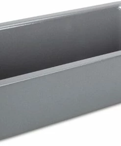 Städter We Love Baking Brotbackform 35 X 14,5 Cm / H 8,5 Cm Silber Emaill 3.000 Ml