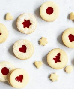 Städter Linzer-Ausstecher Spitzbub Ø 4 Cm / H 1,5 Cm Glatt Set, 5-teilig -Emil-Henry-Laden 223 954199 A01