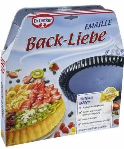 Dr. Oetker Obstkuchenform Emaille Back-Liebe, 28 Cm -Emil-Henry-Laden 2370 pack 1 k l