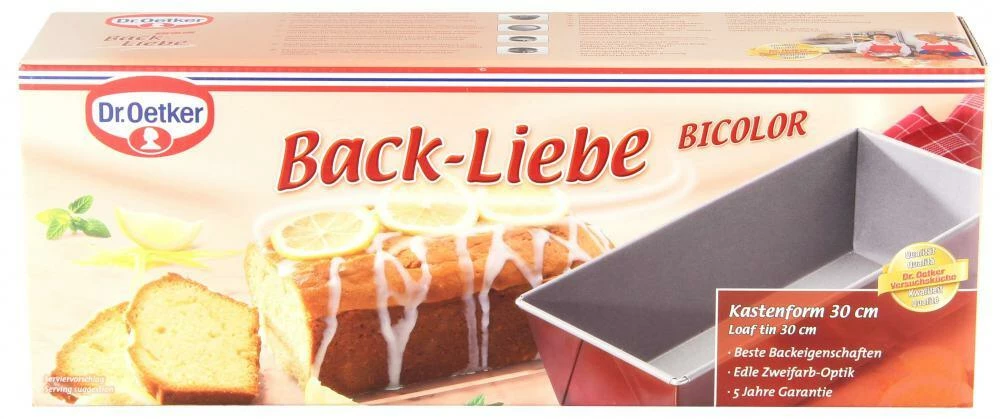 Dr. Oetker Kastenform Back-Liebe Bicolor, 30 Cm 2 Dr. Oetker Kastenform Back-Liebe Bicolor, 30 Cm - Image 2