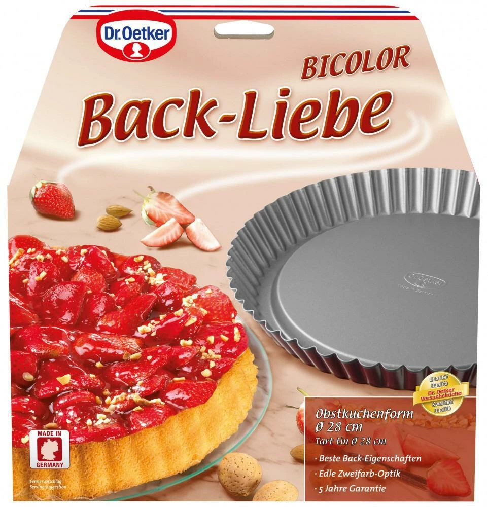 Dr. Oetker Obstkuchenform Back-Liebe Bicolor, 28 Cm 3 Dr. Oetker Obstkuchenform Back-Liebe Bicolor, 28 Cm - Image 3