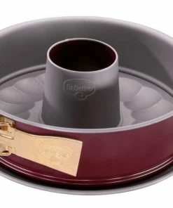 Dr. Oetker Dichte Springform Mit Flach- Und Rohrboden Back-Liebe Bicolor, 28 Cm