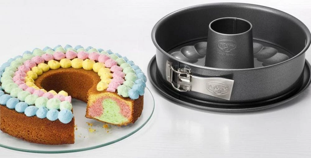 Dr. Oetker Springform Mit Flach- Und Rohrboden Back-Harmonie 4 Dr. Oetker Springform Mit Flach- Und Rohrboden Back-Harmonie - Image 4