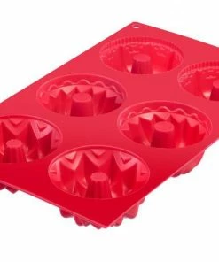 Westmark 6er Silikon-Küchlein-Backform Trio