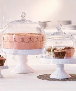 Birkmann Glashaube Für Tortenplatte Vintage -Emil-Henry-Laden 441422 MR deko1 l