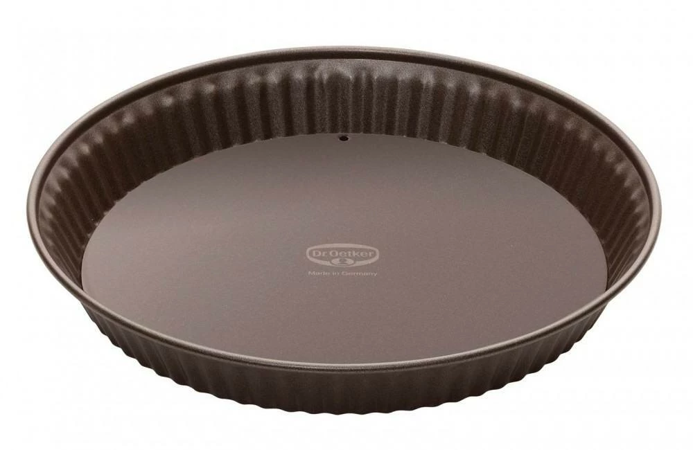 Dr. Oetker Quiche-/Obstkuchenform Back-Edition Mit Emailliertem Hebeboden, 28 Cm 1 Dr. Oetker Quiche-/Obstkuchenform Back-Edition Mit Emailliertem Hebeboden, 28 Cm