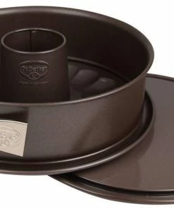 Dr. Oetker Springform Mit Emaille-Boden, Antihaft-Rohrboden Und -Ring Back-Edition, 28 Cm