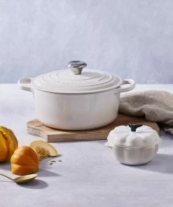 Le Creuset Kürbisförmchen Mit Deckel In Meringue -Emil-Henry-Laden 61802357160003 21177247164430 LS00001